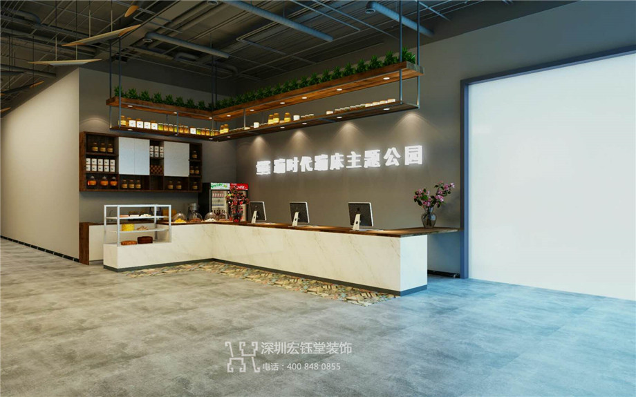 郑州蹦时代蹦床主题乐园装修设计效果图