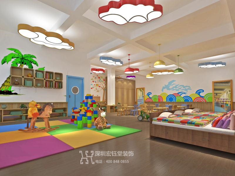 郑州美国艾利特高端幼儿园教室装修设计效果图
