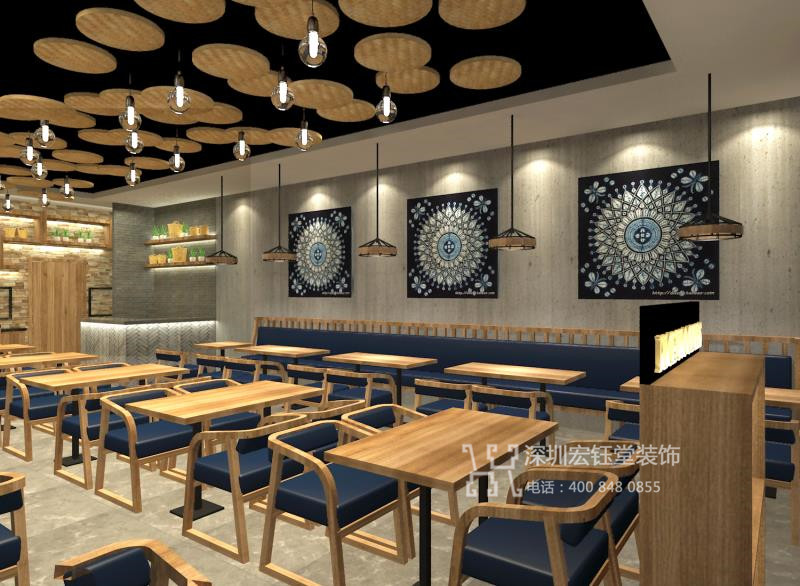 贺宏钰堂签约格朗合云南过桥米线连锁餐饮店装修施工