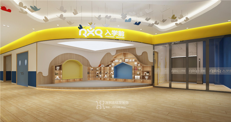 郑州入学前幼小衔接教育机构装修效果图 郑州入学前幼小衔接教育机构装修效果图